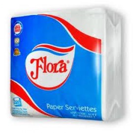 Flora Paper Serviette 100 Sheets